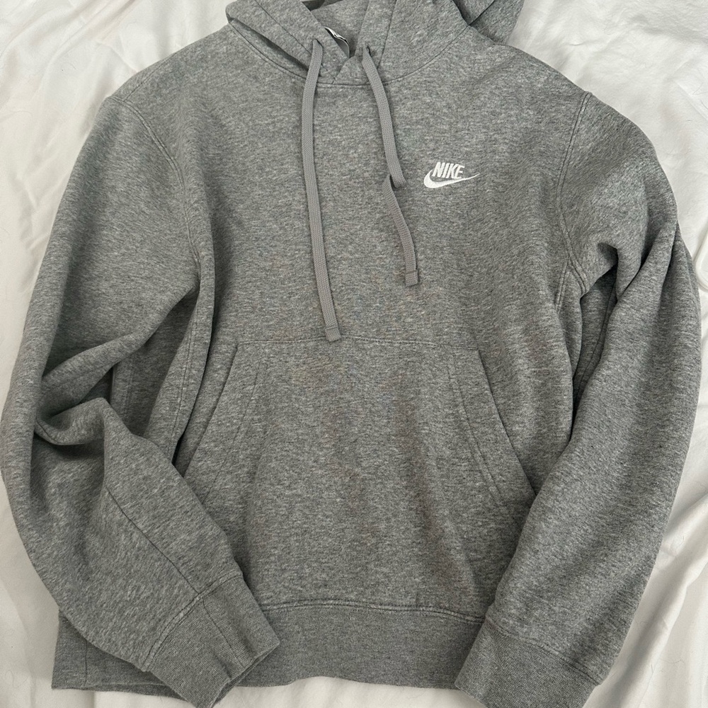 Nike Men's Heather Gray Hoodie